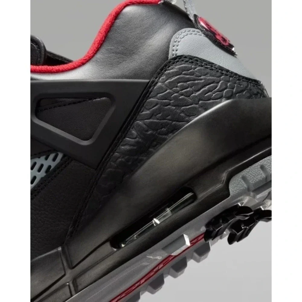 Nike Air Jordan Spizike Golf Mens Sz 10 Shoes Black/Varsity Red HQ4365-002 NEW